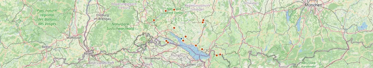 Karte mit den Selbstversorgerhäusern in Uhldingen-Mühlhofen