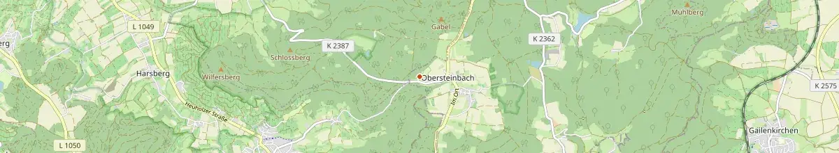 Karte mit den Selbstversorgerhäusern in Hohenlohekreis