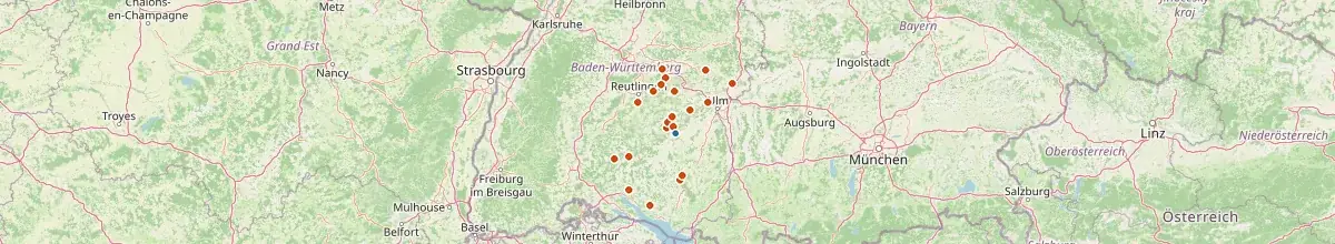 Karte mit den Selbstversorgerhäusern in Obermarchtal