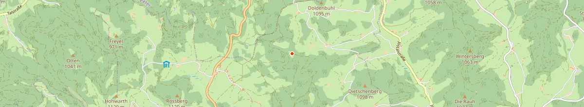 Karte mit den Selbstversorgerhäusern in Breitnau
