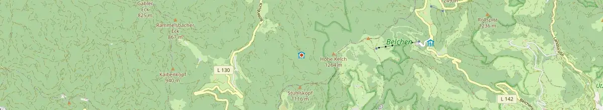 Karte mit den Selbstversorgerhäusern in Münstertal/Schwarzwald