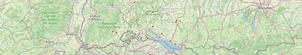 Karte mit den Selbstversorgerhäusern in Bodman-Ludwigshafen