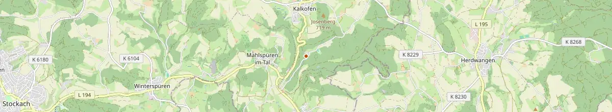 Karte mit den Selbstversorgerhäusern in Hohenfels