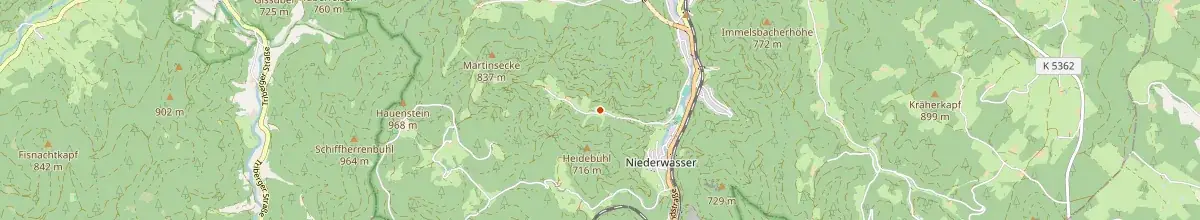 Karte mit den Selbstversorgerhäusern in Hornberg