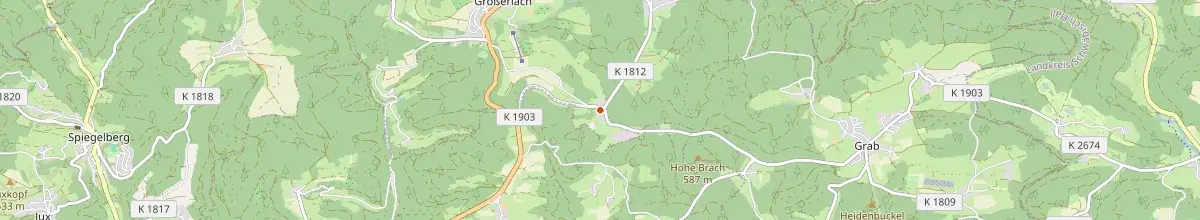 Karte mit den Selbstversorgerhäusern in Großerlach