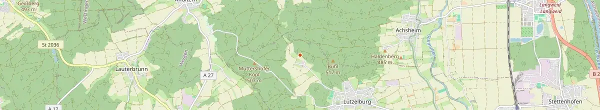 Karte mit den Selbstversorgerhäusern in Gablingen