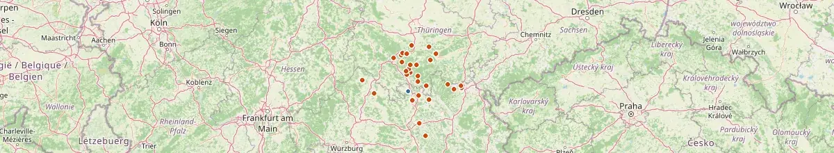 Karte mit den Selbstversorgerhäusern in Meeder