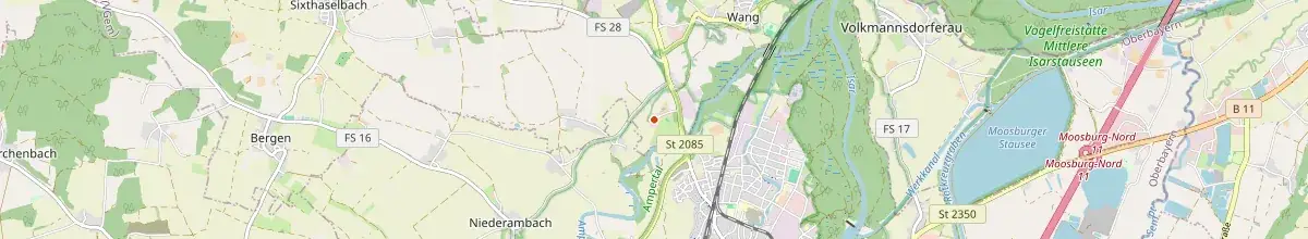 Karte mit den Selbstversorgerhäusern in Wang