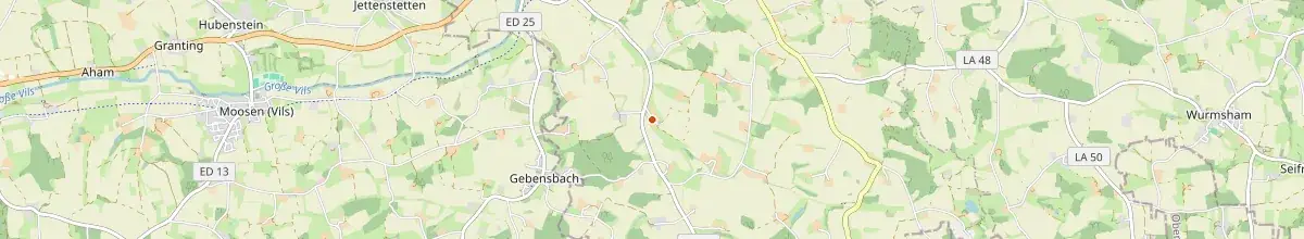 Karte mit den Selbstversorgerhäusern in Velden