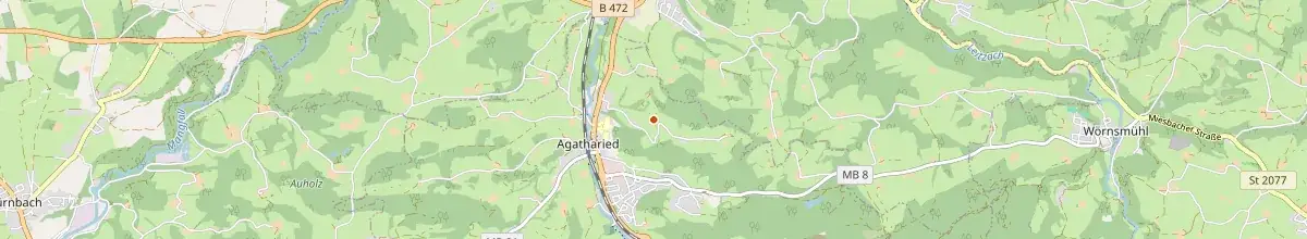 Karte mit den Selbstversorgerhäusern in Hausham