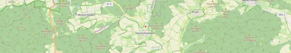 Karte mit den Selbstversorgerhäusern in Stierhöfstetten