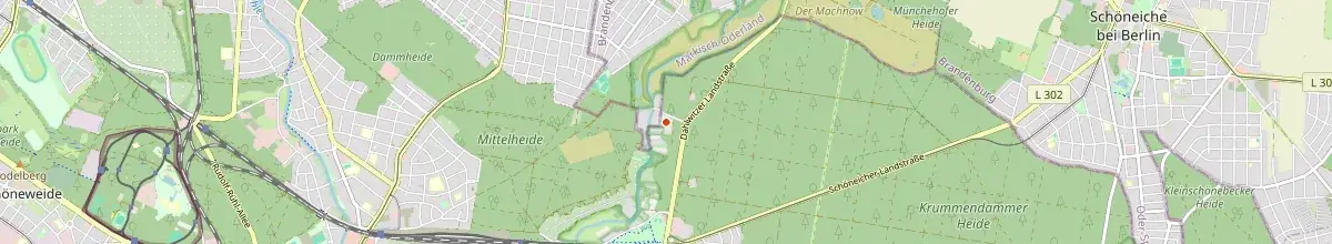 Karte mit den Selbstversorgerhäusern in Friedrichshagen
