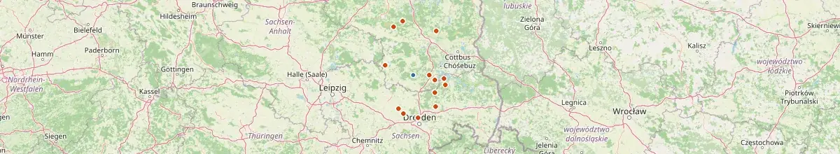 Karte mit den Selbstversorgerhäusern in Gorden-Staupitz