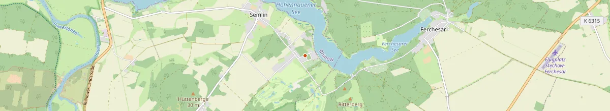 Karte mit den Selbstversorgerhäusern in Rathenow