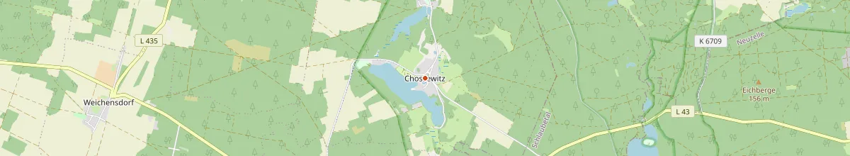 Karte mit den Selbstversorgerhäusern in Friedland