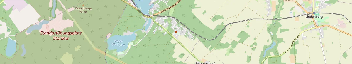 Karte mit den Selbstversorgerhäusern in Wendisch Rietz