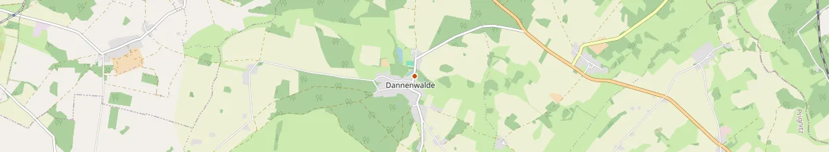 Karte mit den Selbstversorgerhäusern in Gumtow