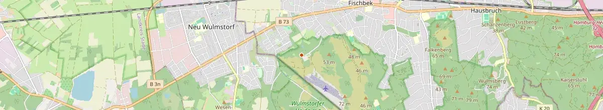 Karte mit den Selbstversorgerhäusern in Neugraben-Fischbek