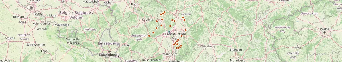 Karte mit den Selbstversorgerhäusern in Main-Taunus-Kreis