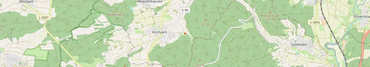 Karte mit den Selbstversorgerhäusern in Lohra