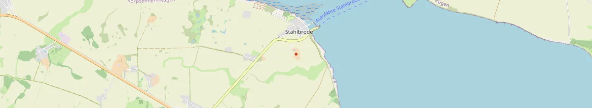 Karte mit den Selbstversorgerhäusern in Stahlbrode