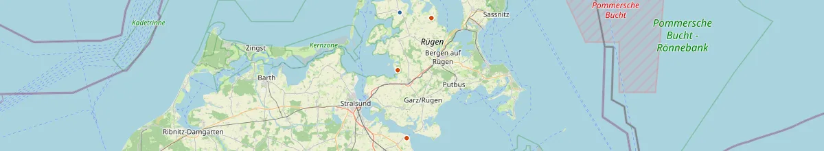 Karte mit den Selbstversorgerhäusern in Trent