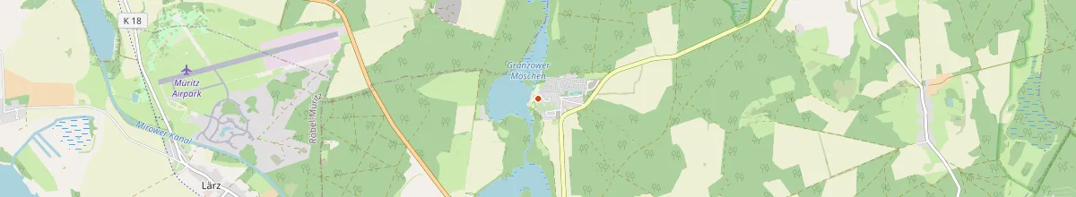 Karte mit den Selbstversorgerhäusern in Mirow