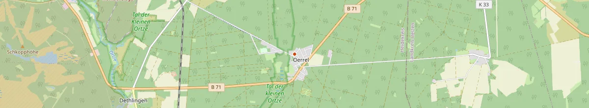 Karte mit den Selbstversorgerhäusern in Munster