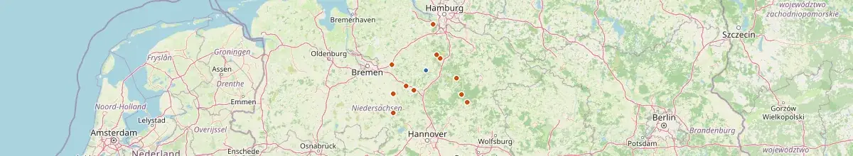 Karte mit den Selbstversorgerhäusern in Neuenkirchen