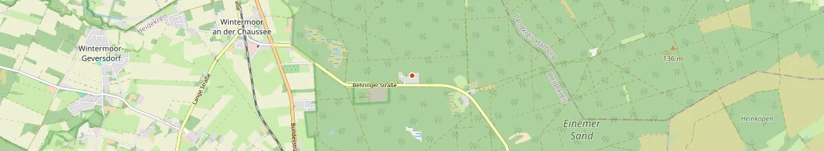 Karte mit den Selbstversorgerhäusern in Schneverdingen