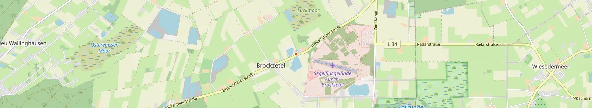Karte mit den Selbstversorgerhäusern in Aurich