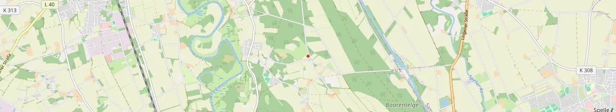 Karte mit den Selbstversorgerhäusern in Emsbüren