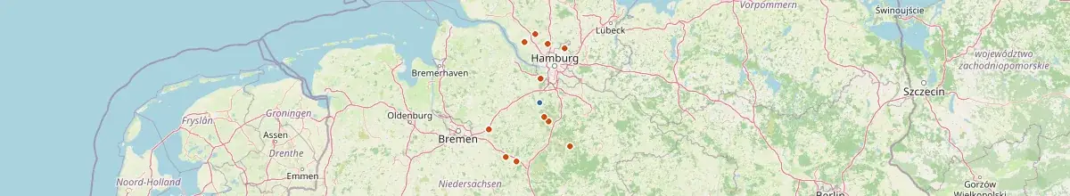 Karte mit den Selbstversorgerhäusern in Kakenstorf