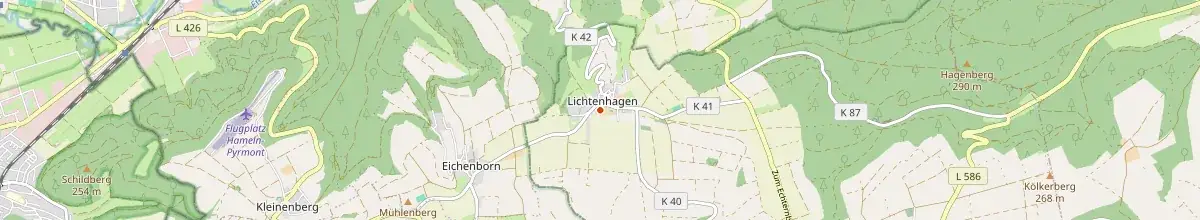 Karte mit den Selbstversorgerhäusern in Ottenstein