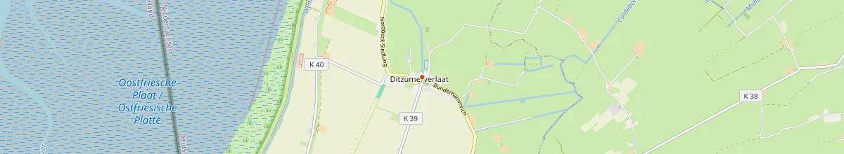 Karte mit den Selbstversorgerhäusern in Bunde