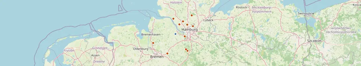 Karte mit den Selbstversorgerhäusern in Hollern-Twielenfleth