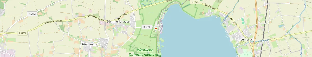 Karte mit den Selbstversorgerhäusern in Damme