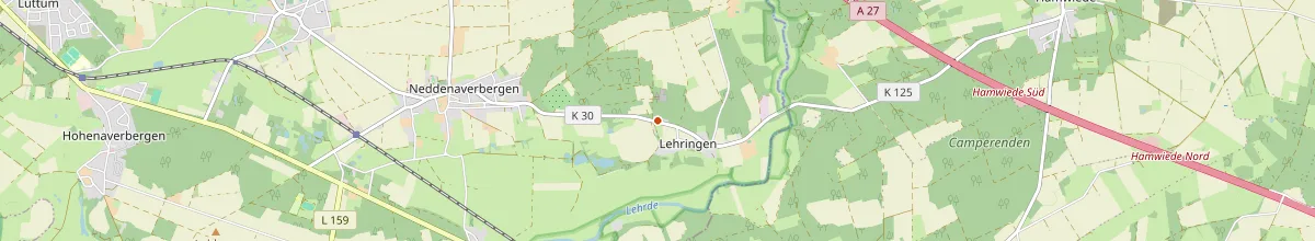Karte mit den Selbstversorgerhäusern in Kirchlinteln