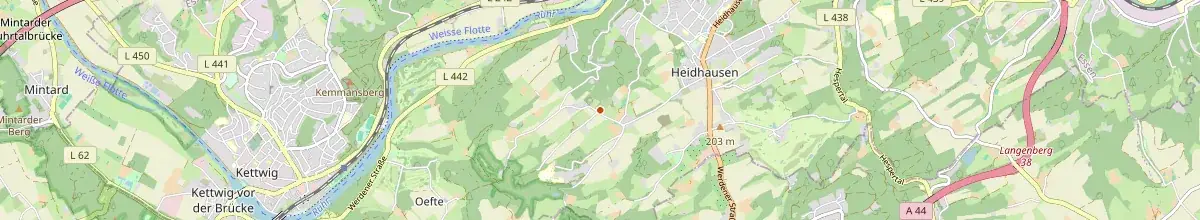 Karte mit den Selbstversorgerhäusern in Essen