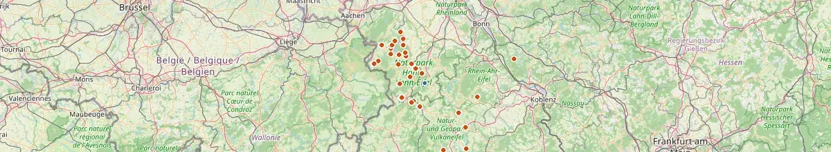 Karte mit den Selbstversorgerhäusern in Blankenheim