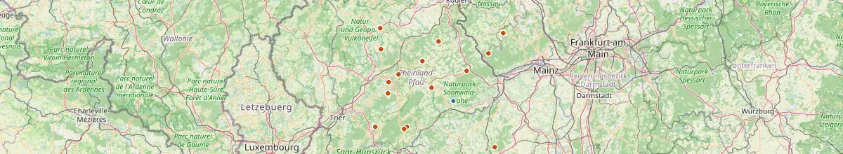 Karte mit den Selbstversorgerhäusern in Seesbach