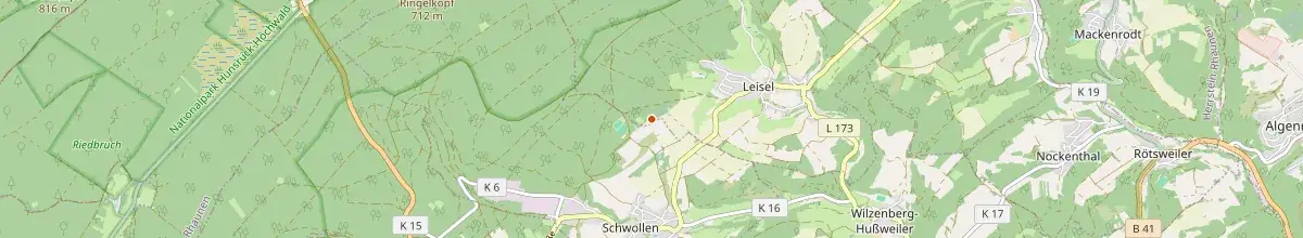 Karte mit den Selbstversorgerhäusern in Leisel
