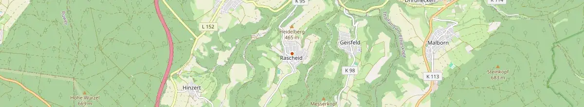 Karte mit den Selbstversorgerhäusern in Trier-Saarburg