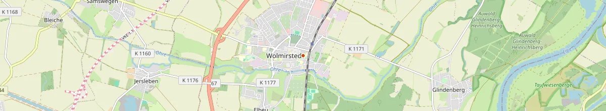 Karte mit den Selbstversorgerhäusern in Börde