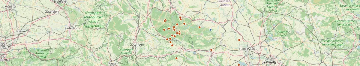 Karte mit den Selbstversorgerhäusern in Meisdorf