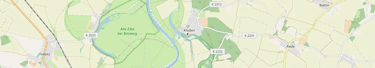 Karte mit den Selbstversorgerhäusern in Jessen (Elster)