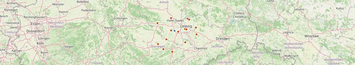 Karte mit den Selbstversorgerhäusern in Großkayna