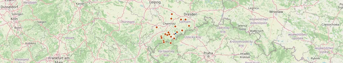 Karte mit den Selbstversorgerhäusern in Marienberg