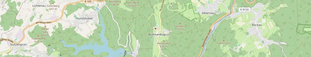 Karte mit den Selbstversorgerhäusern in Zschorlau