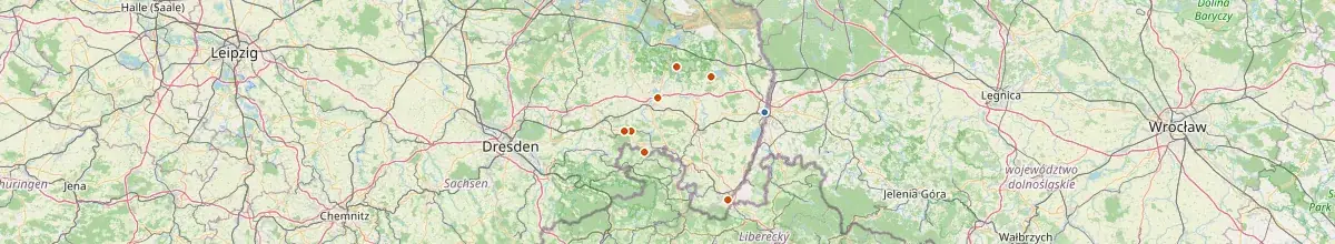 Karte mit den Selbstversorgerhäusern in Görlitz